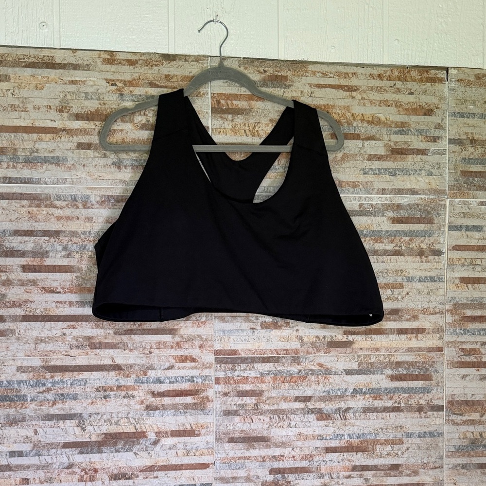 Old Navy Black Racerback Sports Bra